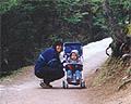 Small child on the trail