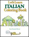 Let's Learn Italian Coloring Book italy children