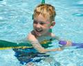 child in swimming pool