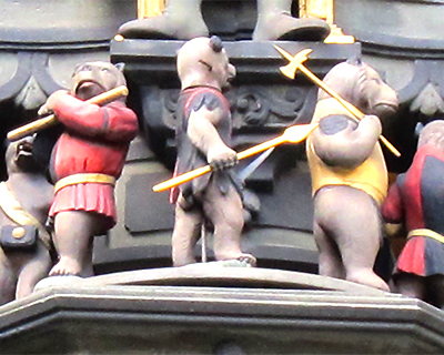 bern clock tower bears