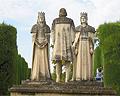 Statues in Alcazar gardens