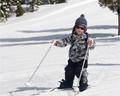 Child sking Lake Tahoe