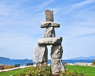 inuksuk inukshuk english bay vancouver