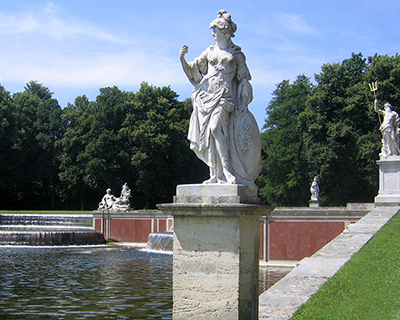 grand cascade minerva athena nymphenburg palace