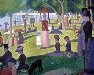 art institute chicago sunday afternoon island of grand jatte seurat
