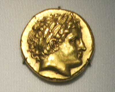 apollo ancient greek gold coin