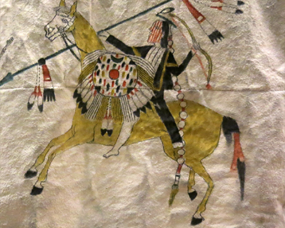 field museum chicago biography cheyenne warrior painted skin robe