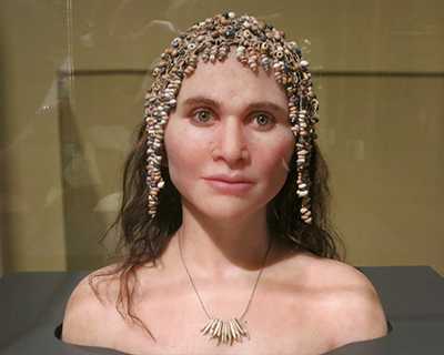 field museum chicago reconstruction prehistoric magdalenian girl woman