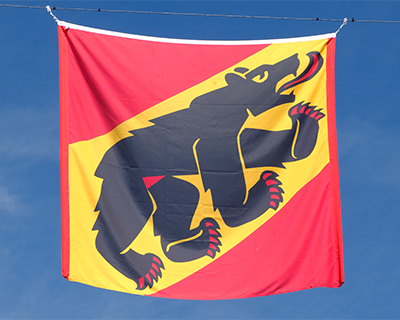 flag Bern coat of arms